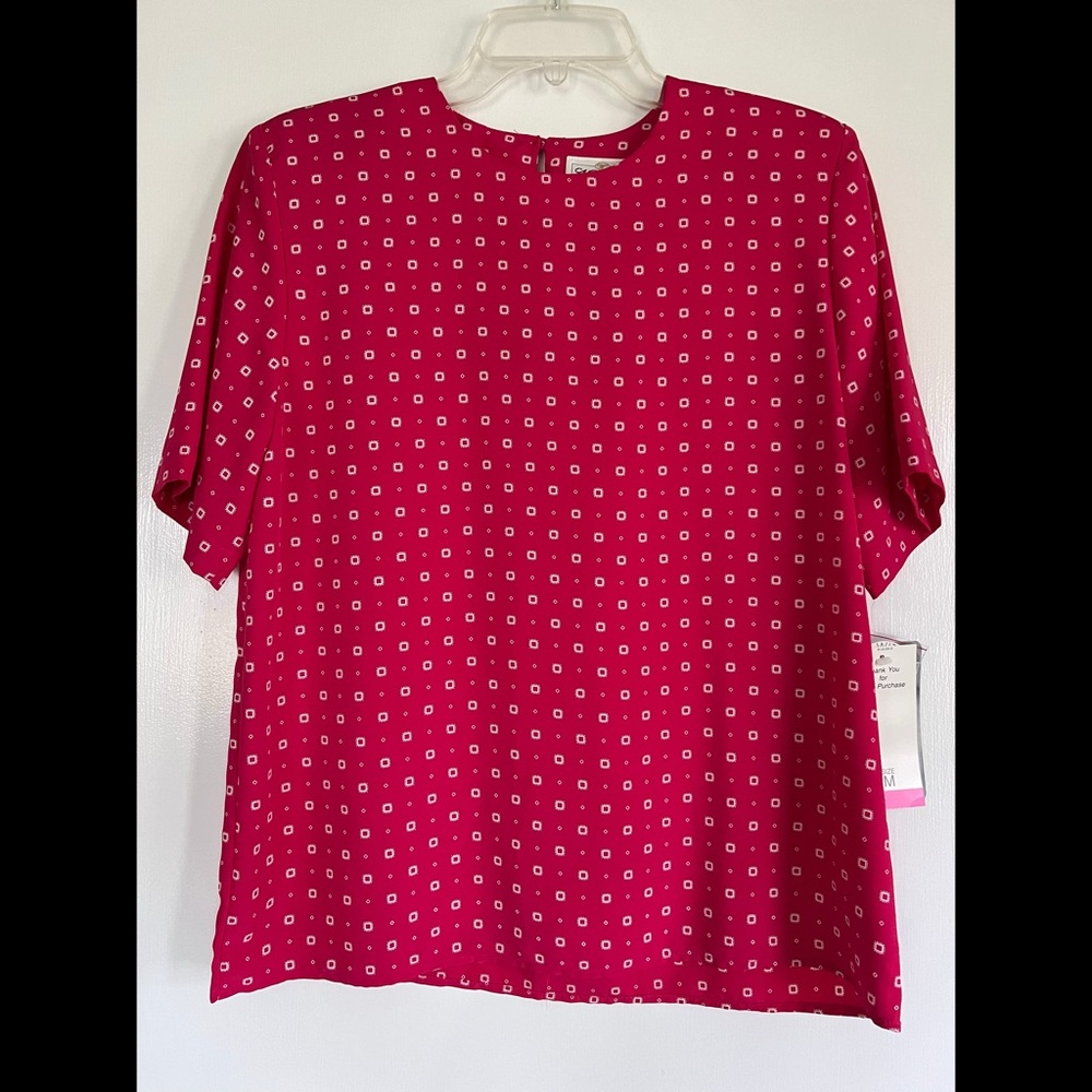 2 Tops for $10 NWT VTG Worthington Pink Blouse Size Medium